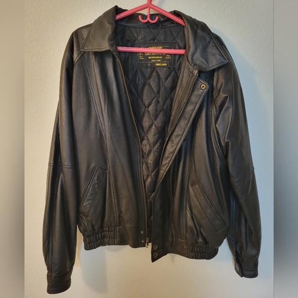 Gio-Armand Black Leather Jacket | Size L - Picture 3 of 7
